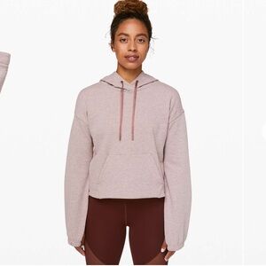 Lululemon Stronger as One Cropped Hoodie Lululemon x Barrys Heather Dust Pink 8
